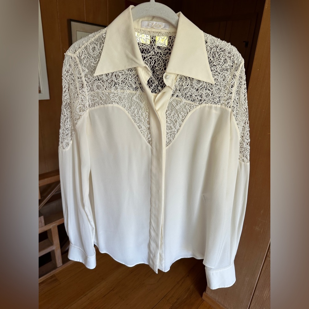 Chloe size 36 Western Blouse